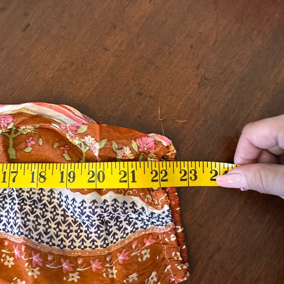 Raga NWT SZ Med Orange Pink V-Neck Sundress - Picture 9 of 13